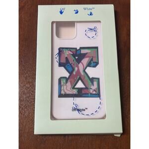 Off-White iPhone 12 / 12 Pro Case White Multicolor Virgil Abloh